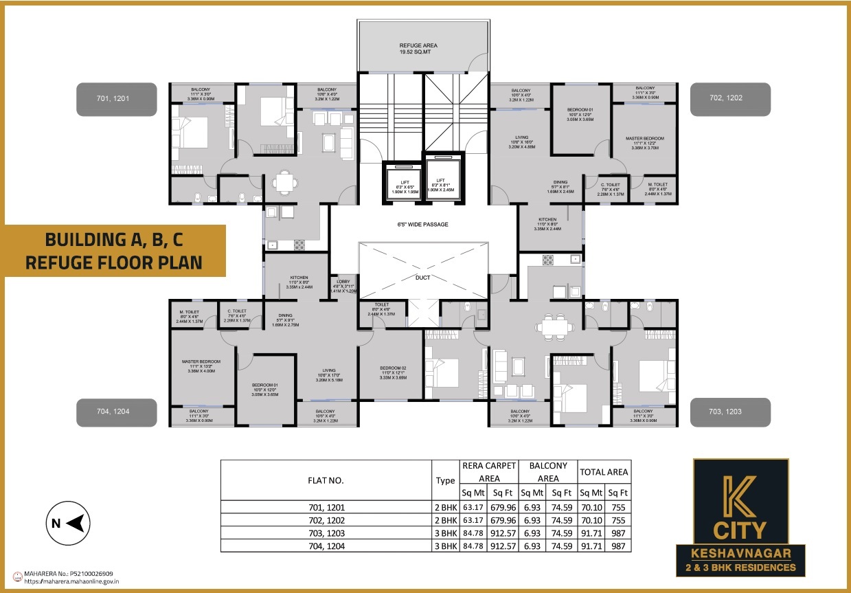 KCity 2 & 3 BHK Residences in Keshav Nagar Buy 2 BHK Residences in